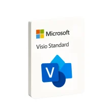 Captura de pantalla del software Microsoft Visio LTSC Standard 2024, una herramienta avanzada para la creación de diagramas y gráficos, SKU: DG7GMGF0PN42:0002-P-1T-NT