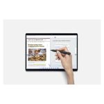 Imagen de la tablet Microsoft Surface Pro X con 256 GB de almacenamiento, 16 GB de RAM, pantalla de 13 pulgadas, Wi-Fi 5 y sistema operativo Windows 11 Pro en color platino (SKU: E8I-00004).