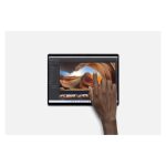 Imagen de la tablet Microsoft Surface Pro X con 256 GB de almacenamiento, 16 GB de RAM, pantalla de 13 pulgadas, Wi-Fi 5 y sistema operativo Windows 11 Pro en color platino (SKU: E8I-00004).