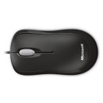 Imagen del ratón Microsoft P58-00057, un dispositivo óptico de 800 DPI, ideal para uso en oficina y con conexión USB tipo A.