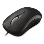 Imagen del ratón Microsoft P58-00057, un dispositivo óptico de 800 DPI, ideal para uso en oficina y con conexión USB tipo A.