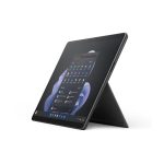 Microsoft Surface Pro 9 con procesador Intel Core i7, 256GB de almacenamiento, 16GB de RAM, pantalla de 13 pulgadas y Wi-Fi 6E, en color grafito. SKU S8G-00021.