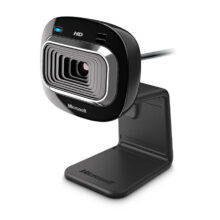 Microsoft LifeCam HD-3000, cámara web con 1 MP, resolución de 1280 x 720 Pixeles, USB 2.0, color negro, SKU T3H-00012