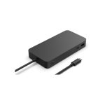 Dock Microsoft Surface Thunderbolt 4 en color negro, alta velocidad de transferencia y versatilidad. SKU T8H-00004