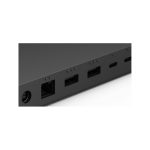 Dock Microsoft Surface Thunderbolt 4 en color negro, alta velocidad de transferencia y versatilidad. SKU T8H-00004