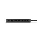 Dock Microsoft Surface Thunderbolt 4 en color negro, alta velocidad de transferencia y versatilidad. SKU T8H-00004