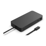 Microsoft Surface Thunderbolt 4 Dock alámbrico en color negro, SKU T8I-00004, ideal para portátiles