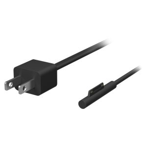 Adaptador de corriente Microsoft Surface de 65W en color negro para portátiles y tabletas. SKU: W8Z-00005