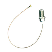 Cable coaxial Mikrotik ACMMCX de 0,36 metros con conectores MMCX y clase N de aluminio, ideal para conexiones estables y rápidas. SKU: ACMMCX