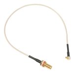 Cable coaxial Mikrotik ACMMCXRPSMA de 0.26 metros con conectores MMCX y RPSMA en colores múltiples