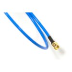Cable coaxial 0,5 metros azul Mikrotik Flex-guide modelo ACRPSMA, diseñado para conexiones RPSMA.
