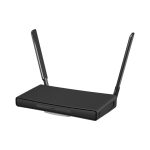 Router inalámbrico Mikrotik hAP ax³ con Gigabit Ethernet, doble banda 2.4 GHz y 5 GHz, color negro, SKU C53UIG+5HPAXD2HPAXD