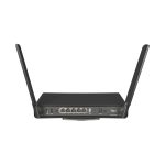 Router inalámbrico Mikrotik hAP ax³ con Gigabit Ethernet, doble banda 2.4 GHz y 5 GHz, color negro, SKU C53UIG+5HPAXD2HPAXD