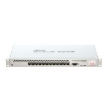 Router Mikrotik CCR1016-12G con 16 núcleos y 12 puertos Gigabit Ethernet, SKU CCR1016-12G