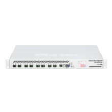 Router Mikrotik CCR1072-1G-8S+ de alto rendimiento en color blanco. SKU CCR1072-1G-8S+.