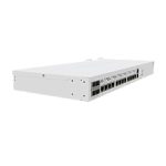Router Mikrotik CCR2116-12G-4S+ con Gigabit Ethernet blanco, 12 puertos y 4 slots SFP+. SKU CCR2116-12G-4S+