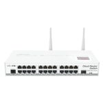 Router inalámbrico Mikrotik CRS125-24G-1S-2HND-IN con Gigabit Ethernet y doble banda (2,4 GHz / 5 GHz). SKU: CRS125-24G-1S-2HND-IN