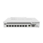 Mikrotik switch gestionado CRS309-1G-8S+ blanco, Gigabit Ethernet, PoE, SKU CRS309-1G-8S+IN