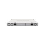 Switch Gestionado Mikrotik CRS354-48G-4S+2Q+RM con 48 puertos Gigabit Ethernet, 4 puertos SFP+ y 2 puertos QSFP+ en color gris, SKU CRS354-48G-4S+2Q+RM