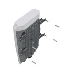 Switch Gestionado L3 Mikrotik CRS504-4XQ-OUT, Fast Ethernet 10/100, PoE, tamaño 1U de color blanco