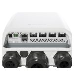 Switch Gestionado L3 Mikrotik CRS504-4XQ-OUT, Fast Ethernet 10/100, PoE, tamaño 1U de color blanco