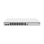 Switch gestionado Mikrotik CRS518-16XS-2XQ-RM con 16 puertos XS y conectividad Fast Ethernet (10/100), SKU: CRS518-16XS-2XQ-RM