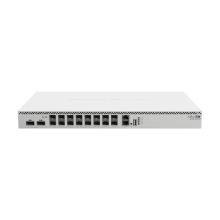 Switch gestionado Mikrotik CRS518-16XS-2XQ-RM con 16 puertos XS y conectividad Fast Ethernet (10/100), SKU: CRS518-16XS-2XQ-RM