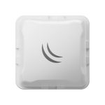 Imagen del Mikrotik Wireless Wire Cube 433 Mbit/s en color blanco con soporte para Energía sobre Ethernet (PoE), SKU CUBEG-5AC60ADPAIR.