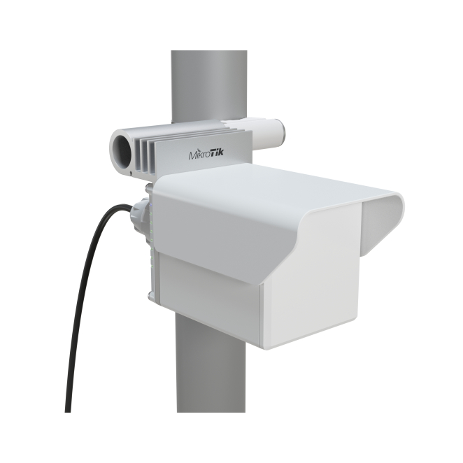 Mikrotik Cube 60Pro ac con 433 Mbit/s y PoE en Blanco Imagen del Mikrotik Cube 60Pro ac, dispositivo de red inalámbrica con velocidad de 433 Mbit/s, color blanco y soporte para PoE. SKU: CUBEG-5AC60AY