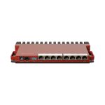 Router Mikrotik L009UiGS-RM con puertos 2.5 Gigabit Ethernet y Gigabit Ethernet, color rojo, SKU L009UIGS-RM
