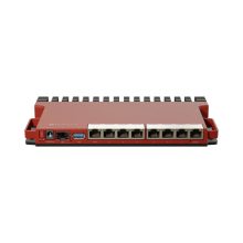Router Mikrotik L009UiGS-RM con puertos 2.5 Gigabit Ethernet y Gigabit Ethernet, color rojo, SKU L009UIGS-RM