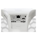 Router inalámbrico Mikrotik LHG XL 5 ax, velocidad de 1200 Mbit/s en color blanco con soporte para Energía sobre Ethernet, SKU: LHG-5axD-XL