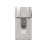 Mikrotik BaseBox 2 en color gris con energía sobre Ethernet, SKU RB912UAG-2HPnD-OUT, ideal para redes inalámbricas