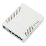 Punto de acceso inalámbrico Mikrotik RB951G-2HND con Energía sobre Ethernet (PoE), ideal para redes inalámbricas eficientes y robustas. SKU: RB951G-2HND