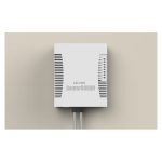 Router Mikrotik modelo hEX PoE en color blanco, con cinco puertos Gigabit Ethernet y un puerto SFP. SKU RB960PGS.