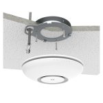 Punto de acceso Mikrotik cAP ac de 867 Mbps en color blanco, compatible con Energía sobre Ethernet (PoE), SKU RBCAPGI-5ACD2ND