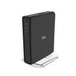 Router Mikrotik hAP ac² con velocidad de 1167 Mbit/s en color negro y soporte para Energía sobre Ethernet (PoE). SKU: RBD52G-5HACD2HND-TC