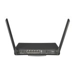 Router inalámbrico Mikrotik hAP ac³ con Gigabit Ethernet, doble banda 2,4 GHz / 5 GHz, color negro, SKU RBD53IG-5HACD2HND
