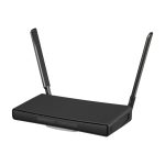 Router inalámbrico Mikrotik hAP ac³ con Gigabit Ethernet, doble banda 2,4 GHz / 5 GHz, color negro, SKU RBD53IG-5HACD2HND