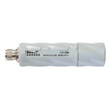 Router inalámbrico Mikrotik GrooveA 52HPn gris, compatible con PoE, velocidad de 150 Mbps. SKU: RBGrooveA-52HPn.