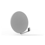 Imagen de la antena Mikrotik LDF 5 ac en blanco con Energía sobre Ethernet (PoE), SKU RBLDFG-5ACD. Ideal para redes inalámbricas.