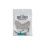 Imagen del Mikrotik LHG 2, una antena inalámbrica de 100 Mbps en color blanco con soporte para Energía sobre Ethernet (PoE), SKU RBLHG-2ND