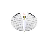 Antena inalámbrica Mikrotik LHG 5 en color blanco con soporte de Energía sobre Ethernet y velocidad de 54 Mbit/s, SKU RBLHG-5ND-3