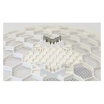 Antena inalámbrica Mikrotik LHG 5 en color blanco con soporte de Energía sobre Ethernet y velocidad de 54 Mbit/s, SKU RBLHG-5ND-3