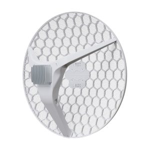 Mikrotik LHG XL 52 ac antena para red 27 dBi, SKU RBLHGG-5HPACD2HPND-XL, ideal para conexiones inalámbricas de largo alcance