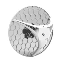 Mikrotik LHG LTE, antena para red 21 dBi, SKU RBLHGR, ideal para conexiones inalámbricas de largo alcance