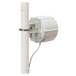 Imagen del producto Mikrotik SXT HG5 en color blanco, compatible con Energía sobre Ethernet (PoE). SKU: RBSXTG-5HPND-HGR2