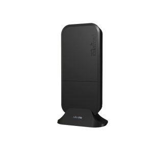 Router inalámbrico Mikrotik wAP ac en color negro, velocidad de 867 Mbit/s, compatibilidad con PoE, SKU RBwAPG-5HacD2HnD-BE