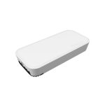 Enrutador Mikrotik wAP ac 867 Mbit/s en color blanco con soporte para Energía sobre Ethernet (PoE). SKU: RBWAPG-5HACD2HND