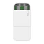 Mikrotik wAP 60Gx3 AP Blanco, Energía sobre Ethernet (PoE), SKU RBWAPG-60AD-SA